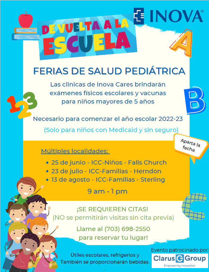 Pediatric Health Fair Flyer in Espanol