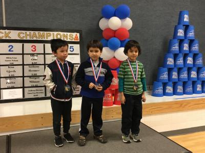 photo of cupstacking winners