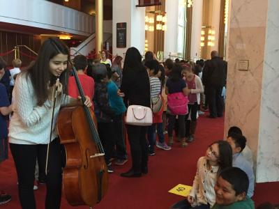 photo of students at the Kennedy Center